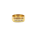 14K Yellow Gold Diamond Men's Ring