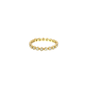 14K Yellow Gold Diamond Stackable Ring