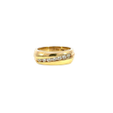 14K Yellow Gold Diamond Band