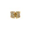 14K Yellow Gold Diamond Cocktail Ring