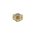 14K Yellow Gold Diamond Cocktail Ring