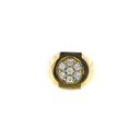 14K Yellow Gold Diamond Men's Fashion Ring