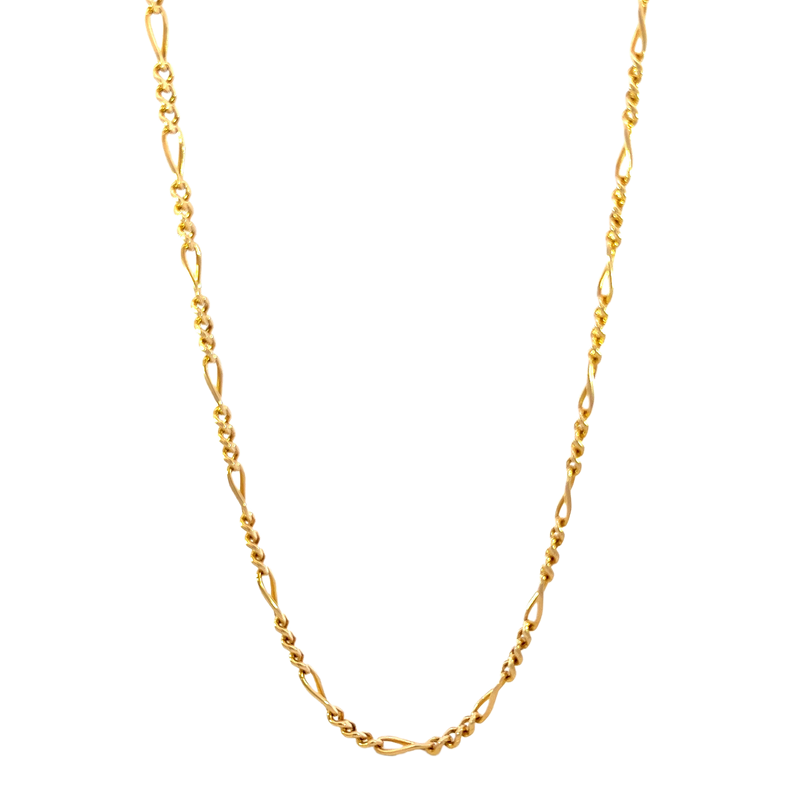 14K Yellow Gold Chain Necklaces