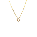 14K Yellow Gold Diamond Necklace