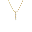 14K Yellow Gold Diamond Pendant