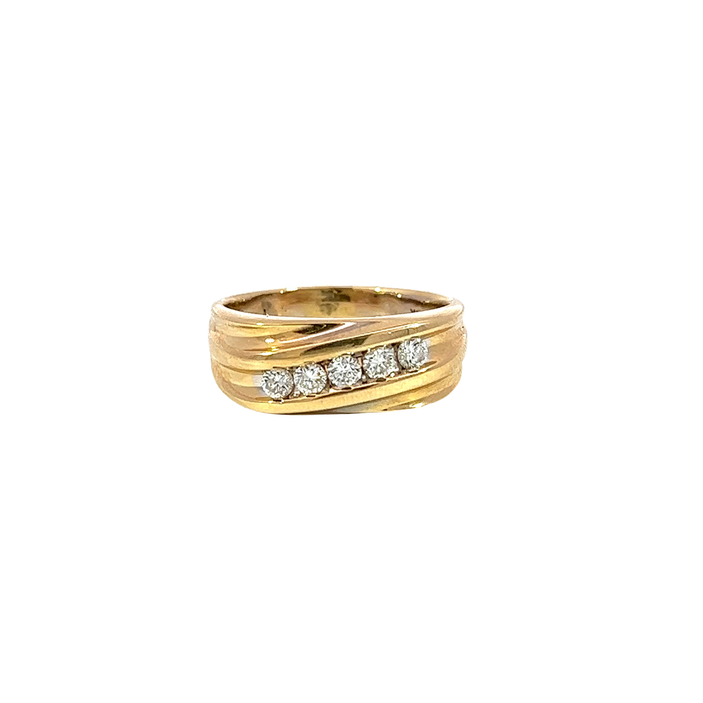 14K Yellow Gold Band