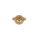 14K Yellow Gold Diamond Engagement and Fashion Ring