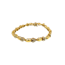 14K Yellow Gold Diamond Fashion Bracelet