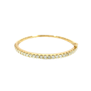 14K Yellow Gold Diamond Bangle Bracelet
