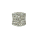 14K White Gold Diamond Cocktail Ring