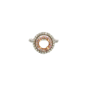 18K Two-Tone Gold Diamond Fashion Ring