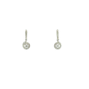 18K White Gold Diamond Earrings