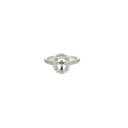 18K White Gold Diamond Engagement Ring
