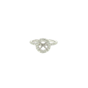 18K White Gold Diamond Engagement Ring