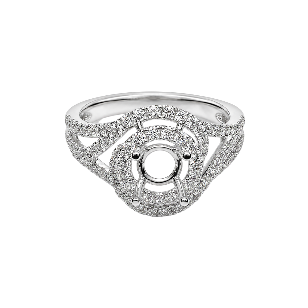 18K White Gold Diamond Ring