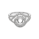 18K White Gold Diamond Ring