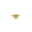 18K Yellow Gold Diamond Engagement Ring