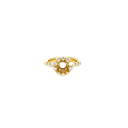 18K Yellow Gold Diamond Engagement Ring