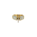 18K Yellow Gold Diamond Cocktail Ring