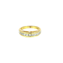 18K Yellow Gold Diamond Band