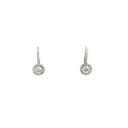 18K White Gold Diamond Earrings