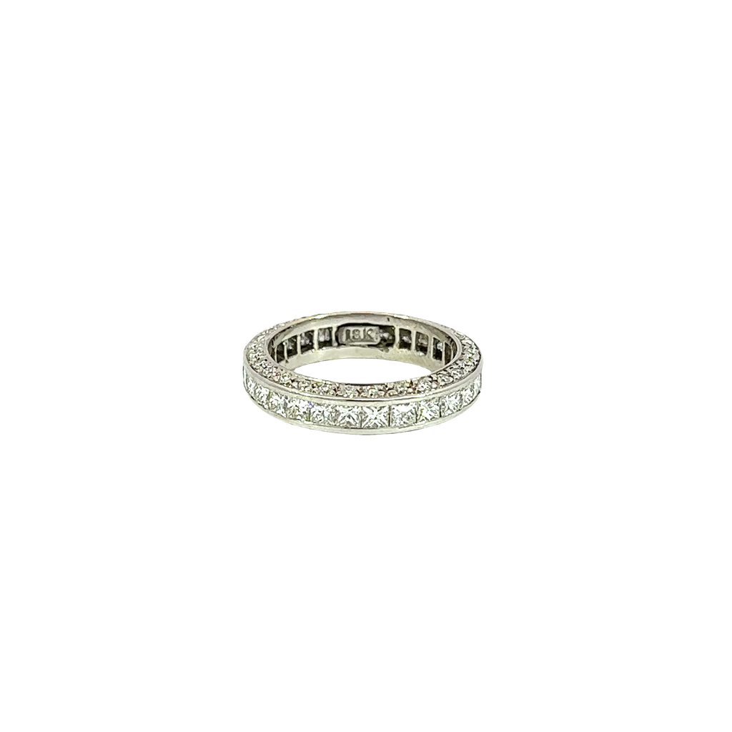 18K Gold Diamond Eternity Band