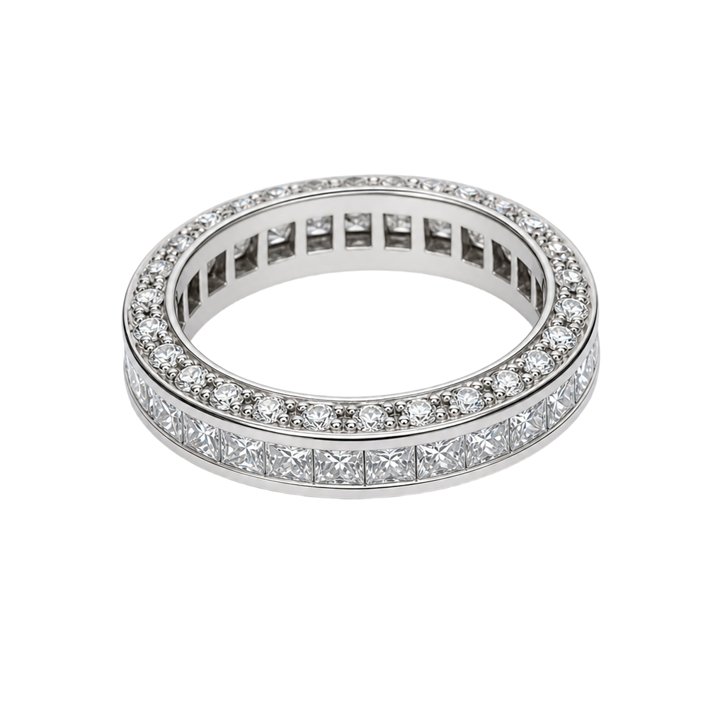 18K Gold Diamond Eternity Band