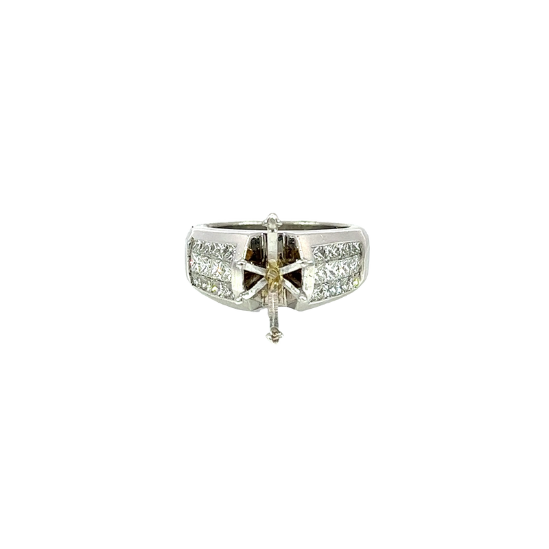 Platinum Diamond Cocktail Ring