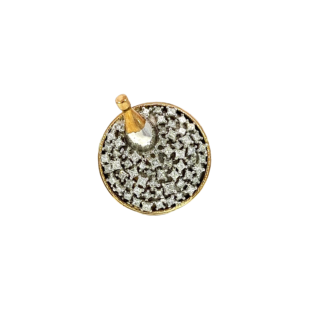 14K Yellow Gold Diamond Cocktail Ring