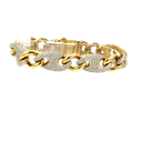14K Yellow Gold Diamond Fashion Bracelet