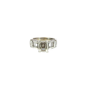 18K Gold Diamond Engagement Ring