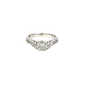 14K White Gold Diamond Fashion Ring