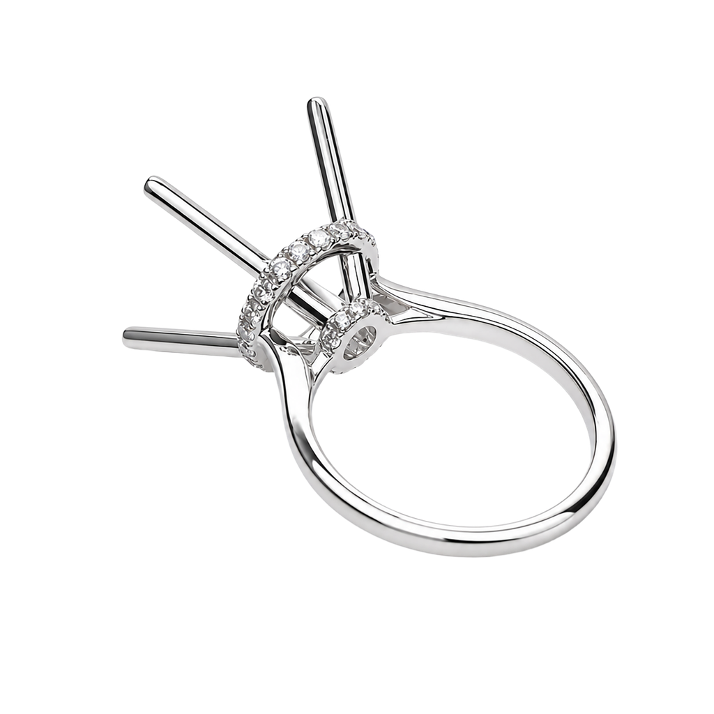 18K White Gold Diamond Ring