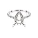 18K White Gold Diamond Ring
