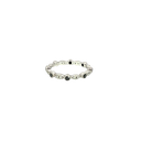14K White Gold Diamond Stackable Ring