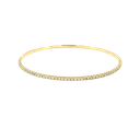 14K Yellow Gold Diamond Bangle Bracelet