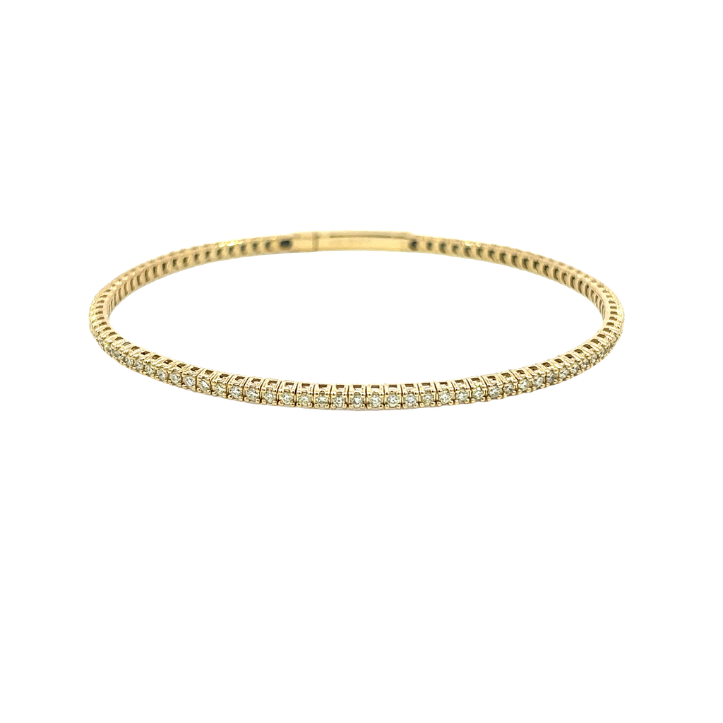 14K White Gold Diamond Tennis Bracelet