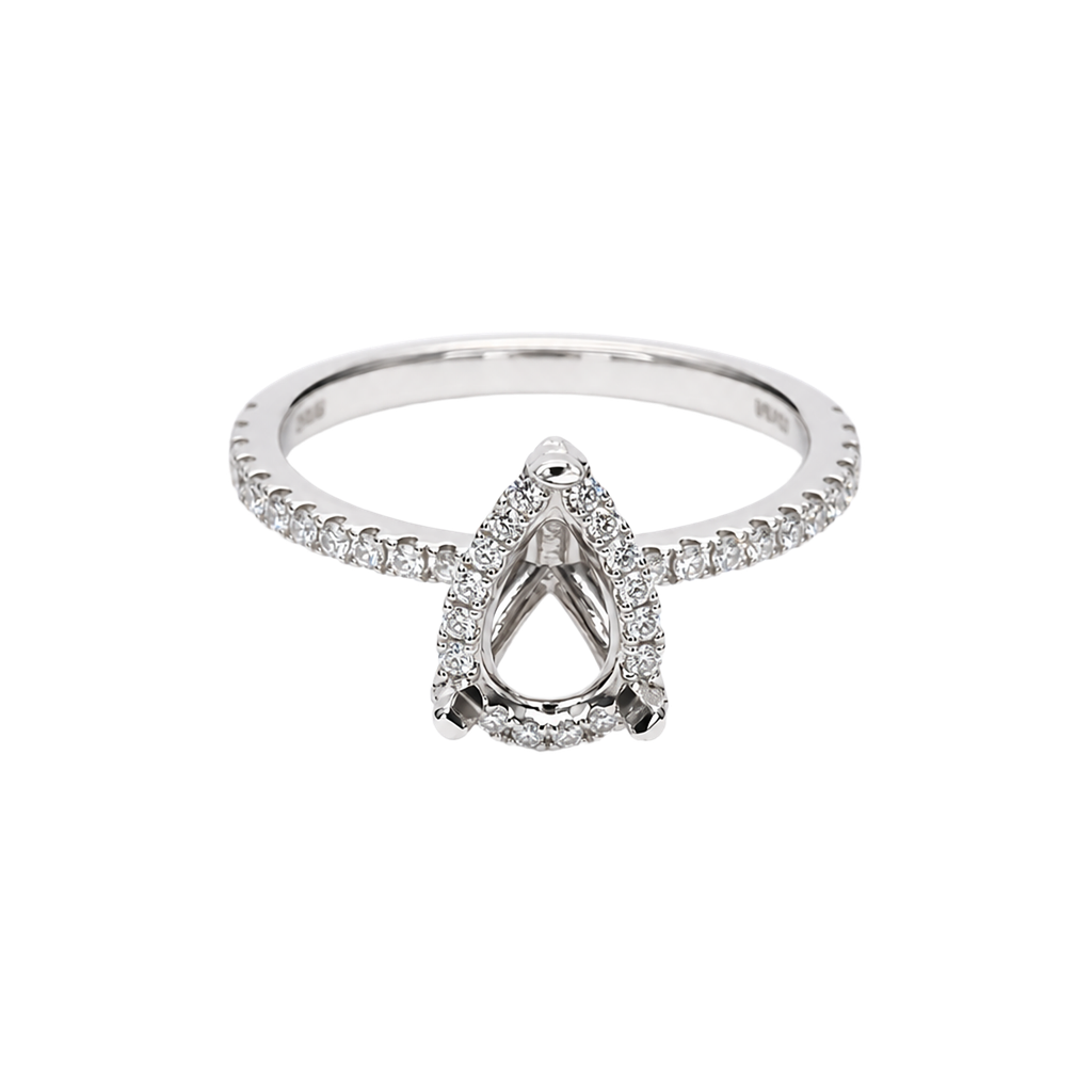 14K White Gold Diamond Fashion Ring