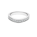 14K White Gold Lab Diamond Band Ring