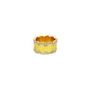 14K Two-Tone Gold 1.20ct Diamond Band and Fashion Ring