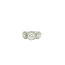 18K White and Rose Gold Diamond Engagement/Fashion Ring