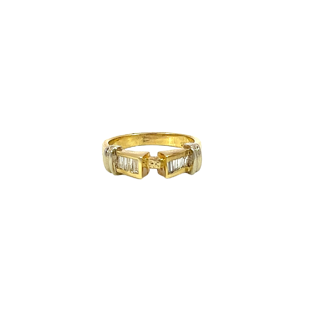 14K Yellow Gold Diamond Ring
