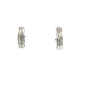 14K White Gold Diamond Earrings