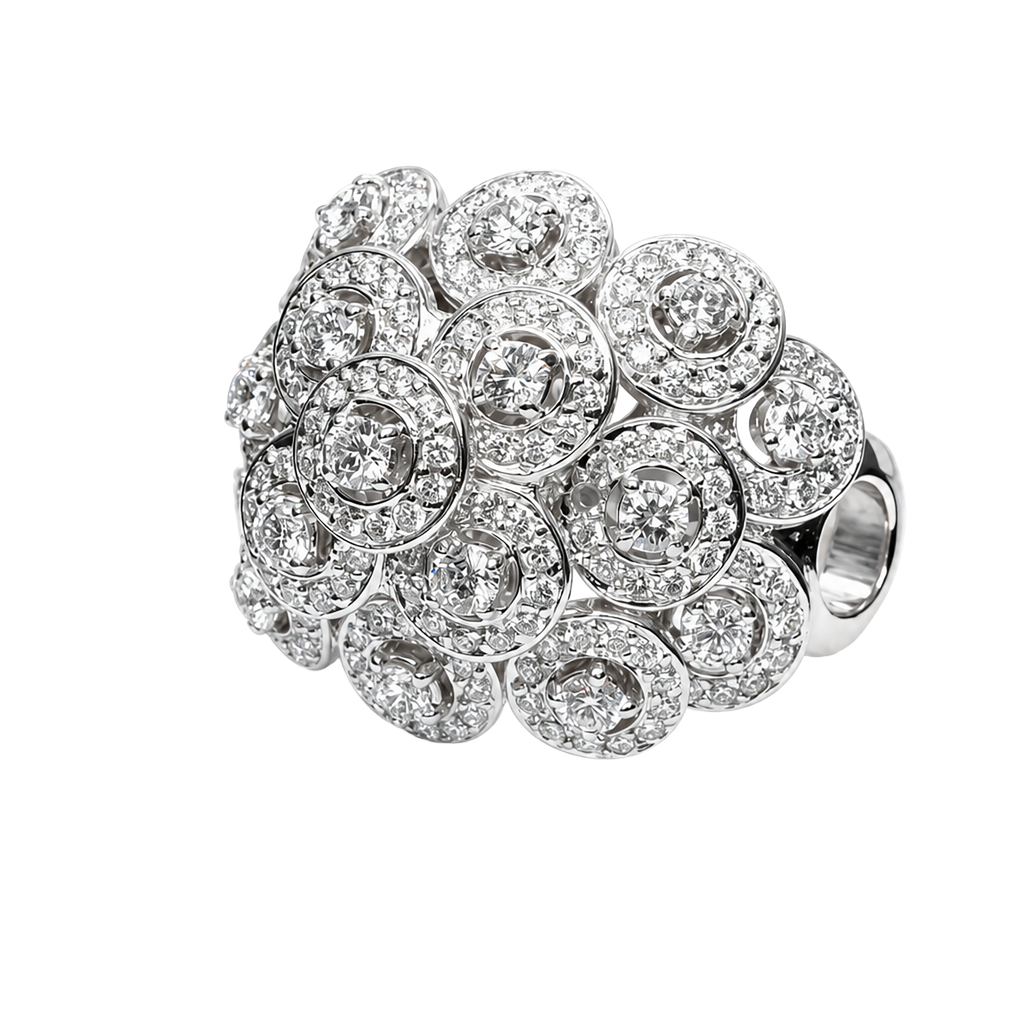 14K White Gold Diamond Ring