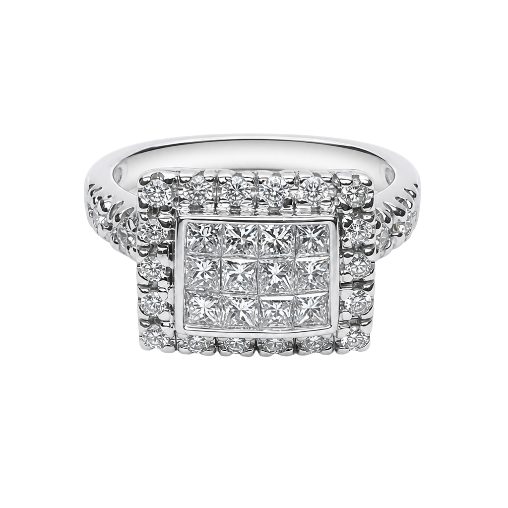 18K White Gold 2.00ct  Diamond Ring