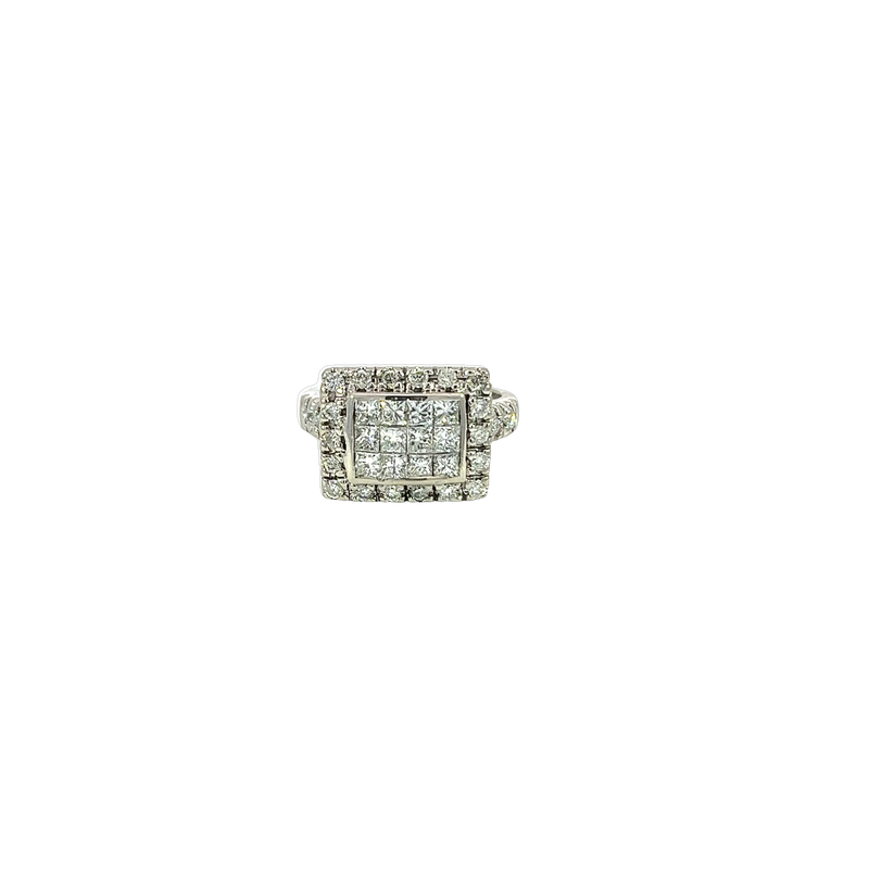 18K White Gold 2.00ct  Diamond Ring