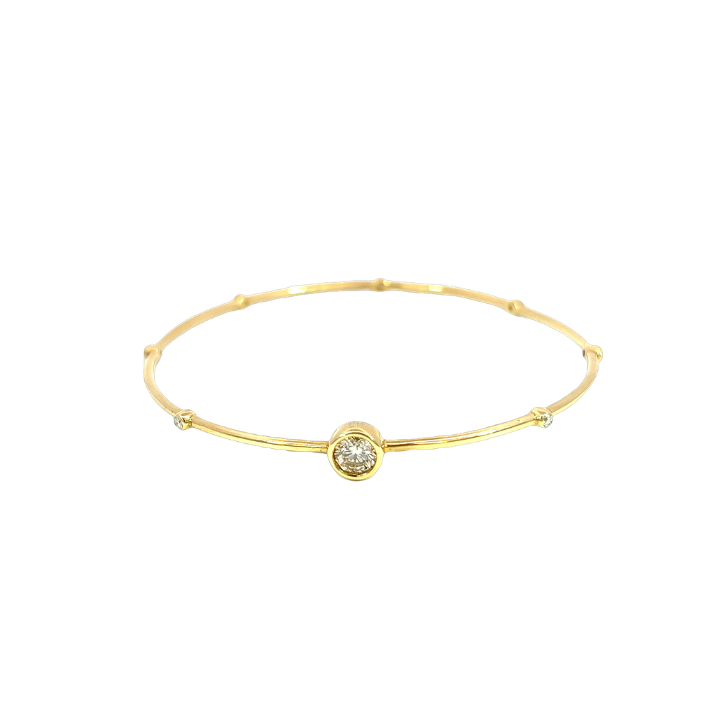 14K Yellow Gold Diamond Bracelet
