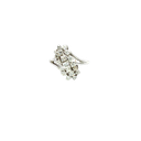 14K White Gold Diamond Ring