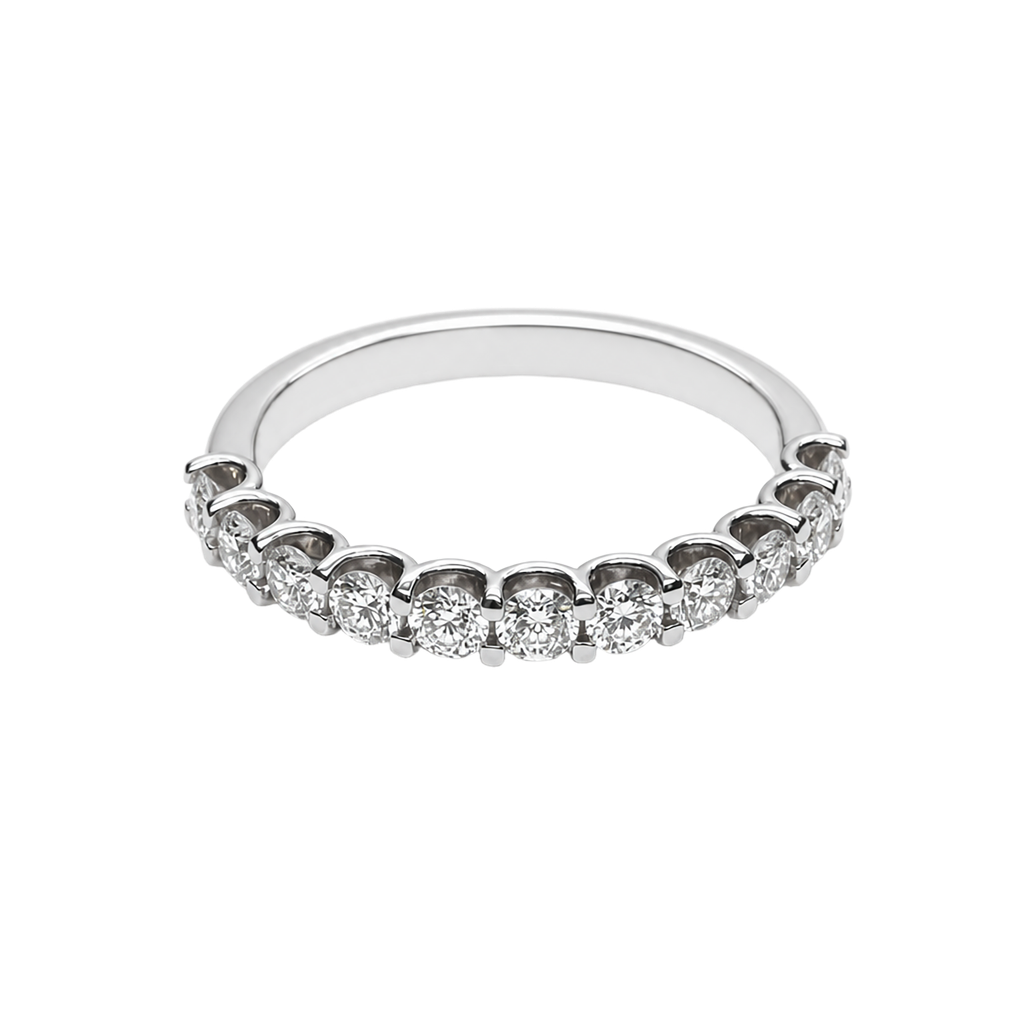 14K White Gold Diamond Bands