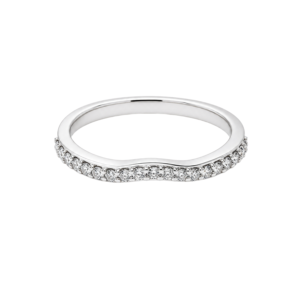 14K Yellow Gold Diamond Band